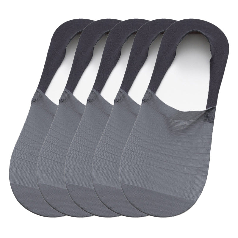 🧦5 Paar Ice Silk No-Show Socken Set