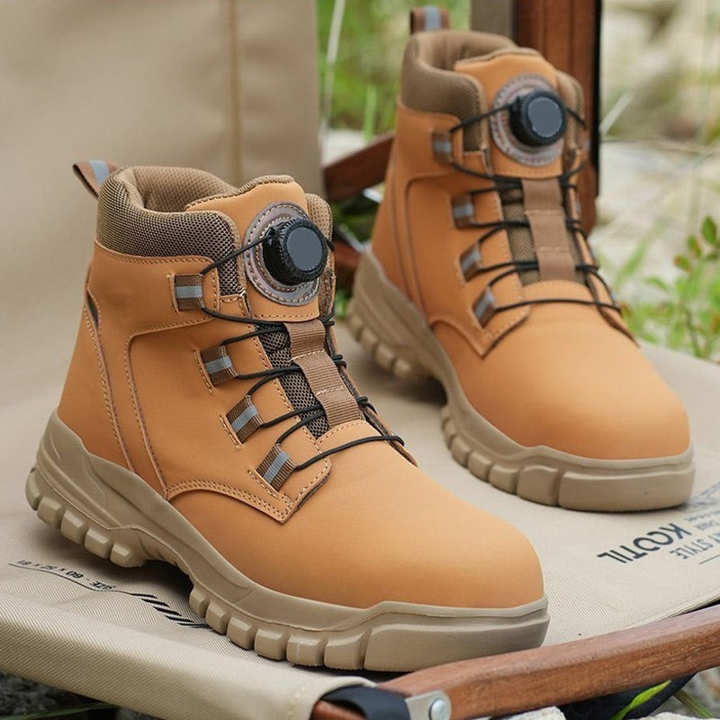 🔥Versandkostenfrei - Rutschfeste, leichte Sicherheitsstiefel der Klasse S3 für Unisex, ✅👍 mit stoßfesten Spikes, Anti-Smash- und Anti-Kompressions-Funktion