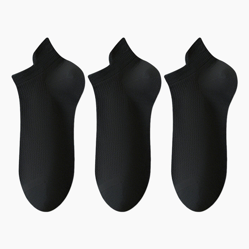 Anti-Geruchs-Socken für Herren, atmungsaktiv, niedrig geschnitten