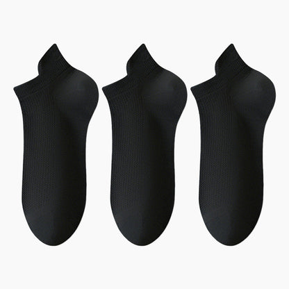 Anti-Geruchs-Socken für Herren, atmungsaktiv, niedrig geschnitten