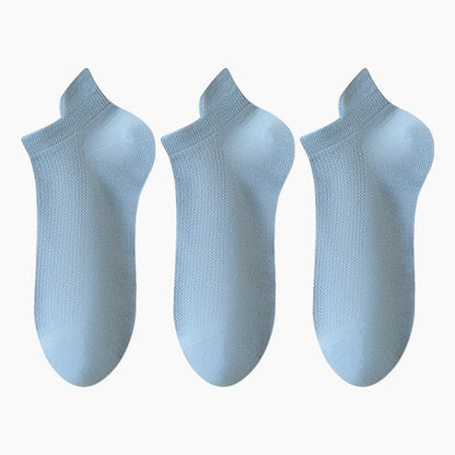 Anti-Geruchs-Socken für Herren, atmungsaktiv, niedrig geschnitten