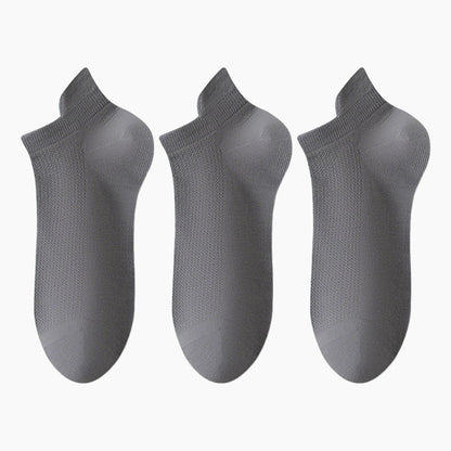 Anti-Geruchs-Socken für Herren, atmungsaktiv, niedrig geschnitten