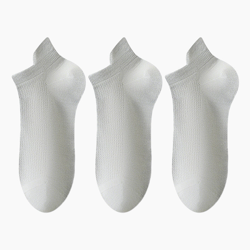 Anti-Geruchs-Socken für Herren, atmungsaktiv, niedrig geschnitten