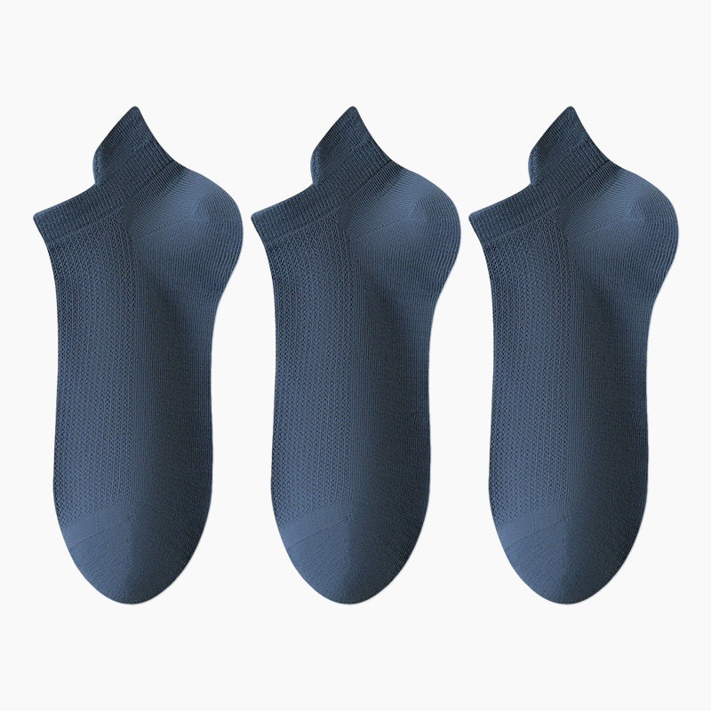 Anti-Geruchs-Socken für Herren, atmungsaktiv, niedrig geschnitten