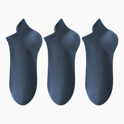 Anti-Geruchs-Socken für Herren, atmungsaktiv, niedrig geschnitten