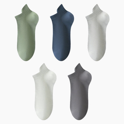 Anti-Geruchs-Socken für Herren, atmungsaktiv, niedrig geschnitten