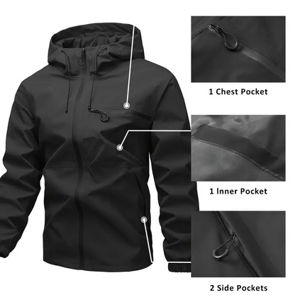 📢🎉50%Rabatt!!!🛍️✨Einfarbige Outdoor-Sportjacke für Herren