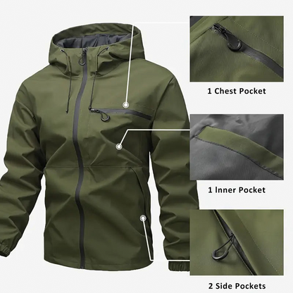 📢🎉50%Rabatt!!!🛍️✨Einfarbige Outdoor-Sportjacke für Herren