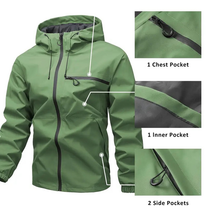 📢🎉50%Rabatt!!!🛍️✨Einfarbige Outdoor-Sportjacke für Herren