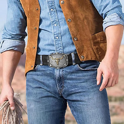 📢📢50%Rabatt!!!🎉✨Herren-Gürtel aus geprägtem Leder im Retro