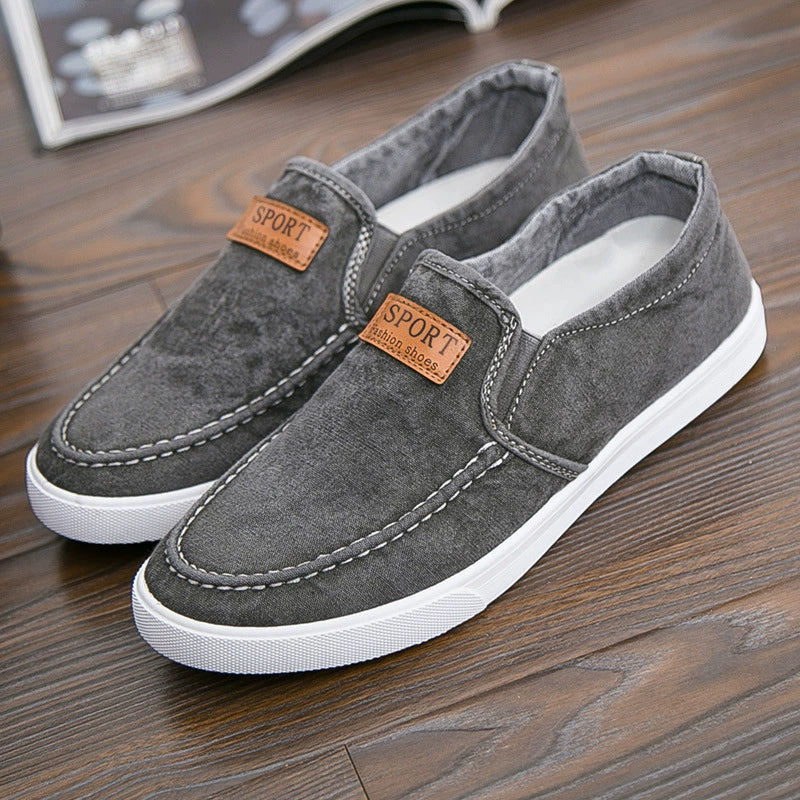 👟 Herren-Slip-On-Freizeitschuhe aus Canvas – leicht & atmungsaktiv für den Alltag