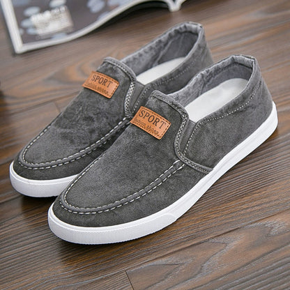 👟 Herren-Slip-On-Freizeitschuhe aus Canvas – leicht & atmungsaktiv für den Alltag