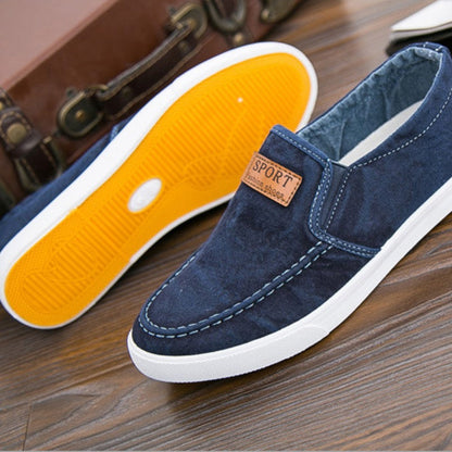 👟 Herren-Slip-On-Freizeitschuhe aus Canvas – leicht & atmungsaktiv für den Alltag