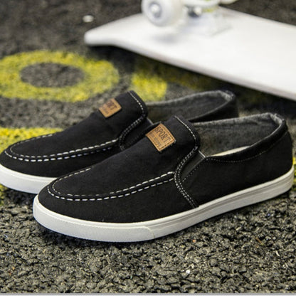 👟 Herren-Slip-On-Freizeitschuhe aus Canvas – leicht & atmungsaktiv für den Alltag