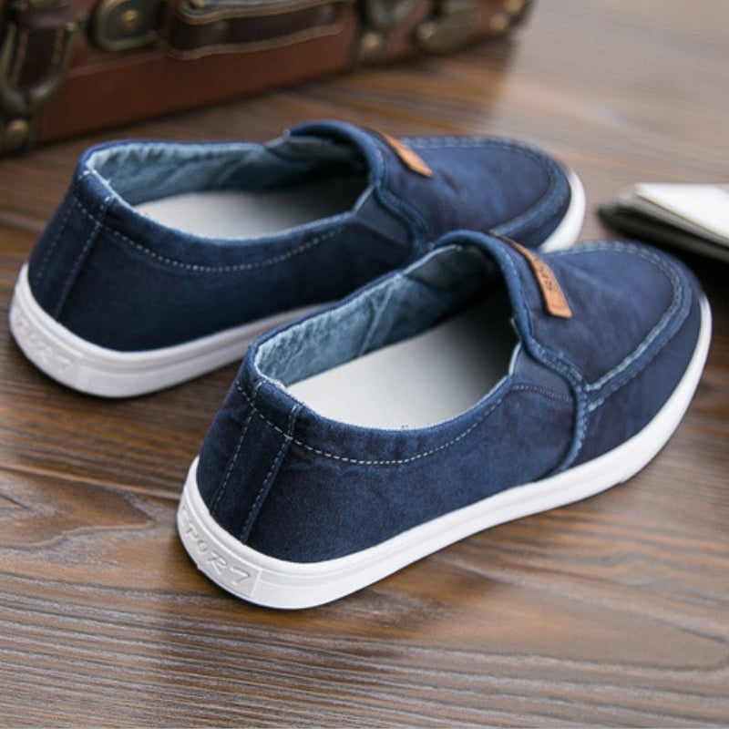 👟 Herren-Slip-On-Freizeitschuhe aus Canvas – leicht & atmungsaktiv für den Alltag
