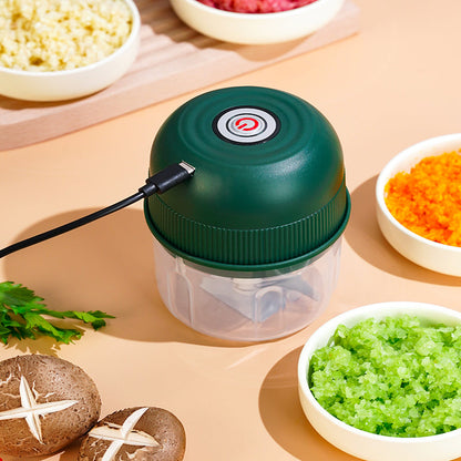 🔥 Elektrischer Food Chopper & Garlic Crusher – müheloses Zerkleinern von Knoblauch, Zwiebeln, Kräutern & mehr – in Sekunden