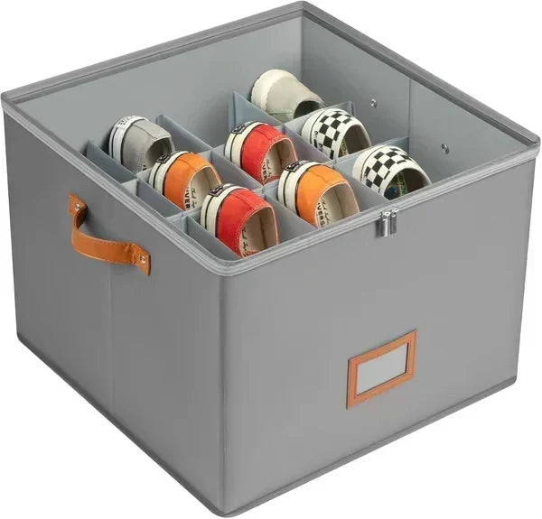 👟 Begrenzte Zeit – 50 % RABATT! 💥 Schuh-Organizer aus Stoff – platzsparende Aufbewahrungsbox – für bis zu 12 Paar Schuhe – ideal für Kleiderschränke, Flure & Reisen – schützt vor Staub & Schmutz