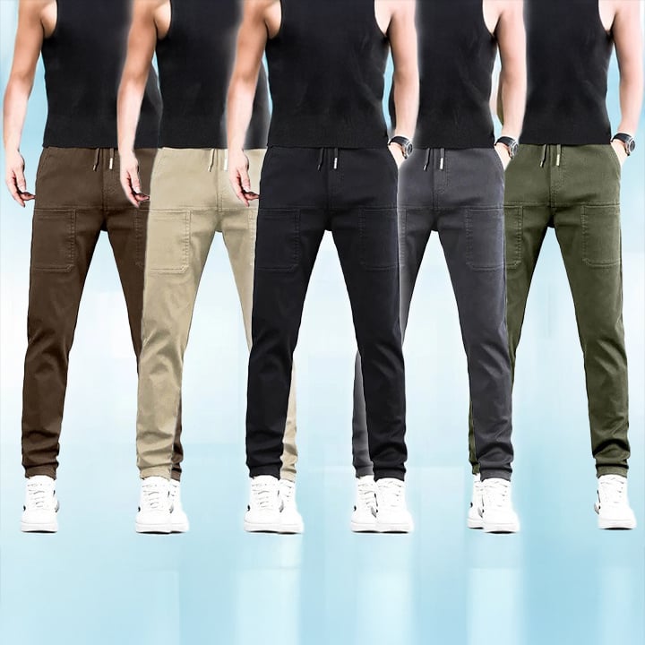 👖Letzter Tag 60% Rabatt!🏆MultiPants – Hochelastische, strapazierfähige Cargohose mit vielen Taschen3