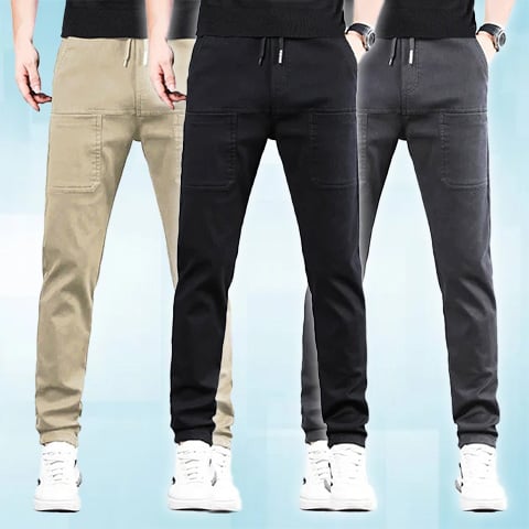 👖Letzter Tag 60% Rabatt!🏆MultiPants – Hochelastische, strapazierfähige Cargohose mit vielen Taschen3