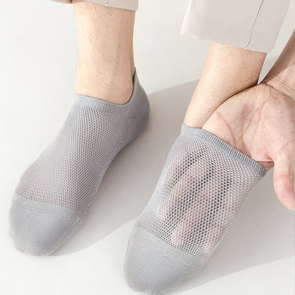 Atmungsaktive Mesh-Socken für Herren in Uni-Farben