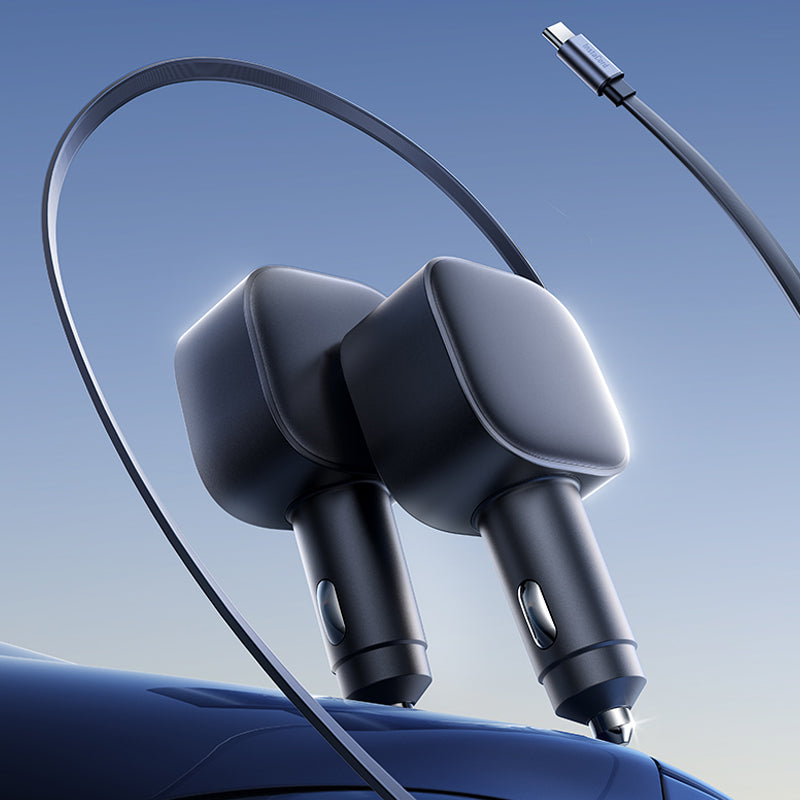 💡✨Kompakter ausziehbarer Auto-Ladegerät🔥