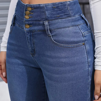 📢📢50%Rabatt!!!🎉✨Modische, warme Damen-Jeans im lässigen Stil