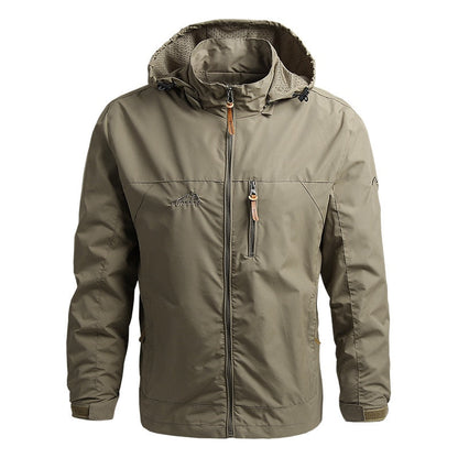 Kletterfeldjacke Herren Winddichte Oberbekleidung Wasserdichter Softshell Taktische Jacke Mantel