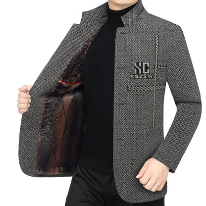 📢📢50% Rabatt!!! 🎉✨ Lässiger warmer Herrenblazer – Stylischer Blazer, wärmendes Material und lässiger Schnitt – perfekt für einen eleganten Look im Alltag & im Büro. Jetzt -50%!