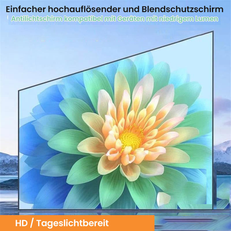 📺 HEIẞER VERKAUF: 50% RABATT! 🔥 120 Zoll faltbare Projektions-Leinwand – matte Anti-Licht-Oberfläche für Heimkino-Feeling