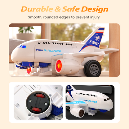 🎁JETZT 50 % RABATT! 🎅 2-in-1-Elektroflugzeug-Roboter – verwandelbar & ferngesteuert, perfekt für Kinder und als Weihnachtsgeschenk ✨