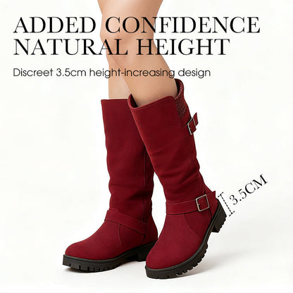 💎❄️ Bestseller – Shorty-Stiefel mit Schnallen – perfekt für kalte Tage