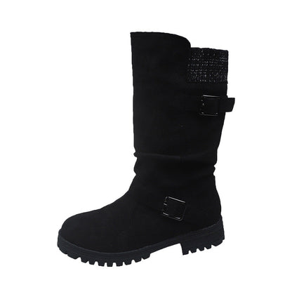 💎❄️ Bestseller – Shorty-Stiefel mit Schnallen – perfekt für kalte Tage