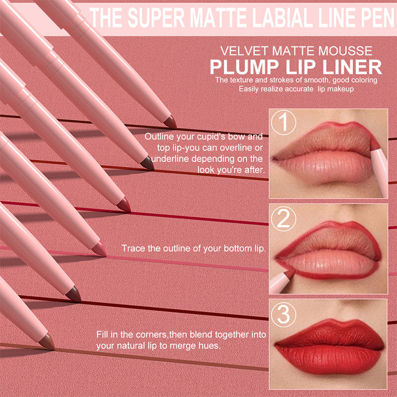 💄 12 Farben – 1 Set – unendliche Style-Möglichkeiten! Das matte Lippenstift- & Lipliner-Set im hochwertigen Holz-Etui bietet alles, was du für perfekt definierte Lippen brauchst. Ob Alltagslook oder Abendglamour – dieses Set macht jeden Look perfekt! ✨🛍️
