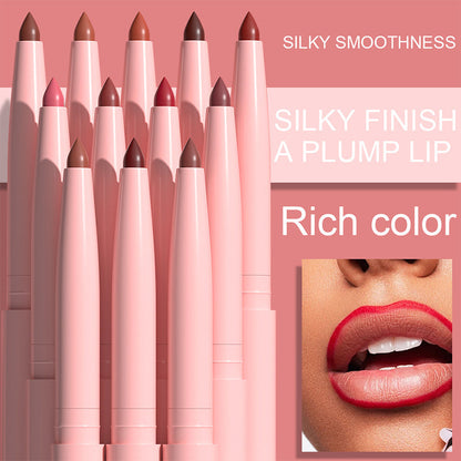 💄 12 Farben – 1 Set – unendliche Style-Möglichkeiten! Das matte Lippenstift- & Lipliner-Set im hochwertigen Holz-Etui bietet alles, was du für perfekt definierte Lippen brauchst. Ob Alltagslook oder Abendglamour – dieses Set macht jeden Look perfekt! ✨🛍️