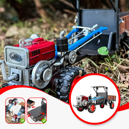 🚜 Retro-Traktor-Spielzeugmodell – Detailgetreue Nachbildung mit beweglichen Teilen | Ideal für Sammler & kleine Traktor-Fans – Ein Stück Landleben für zuhause versandfrei