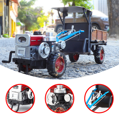 🚜 Retro-Traktor-Spielzeugmodell – Detailgetreue Nachbildung mit beweglichen Teilen | Ideal für Sammler & kleine Traktor-Fans – Ein Stück Landleben für zuhause versandfrei