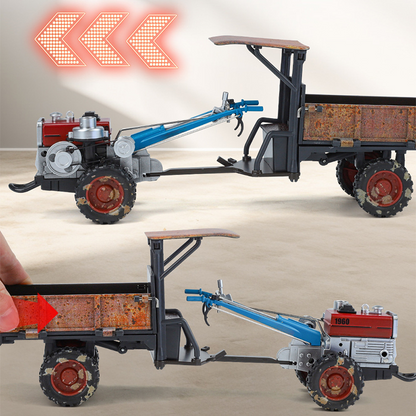🚜 Retro-Traktor-Spielzeugmodell – Detailgetreue Nachbildung mit beweglichen Teilen | Ideal für Sammler & kleine Traktor-Fans – Ein Stück Landleben für zuhause versandfrei