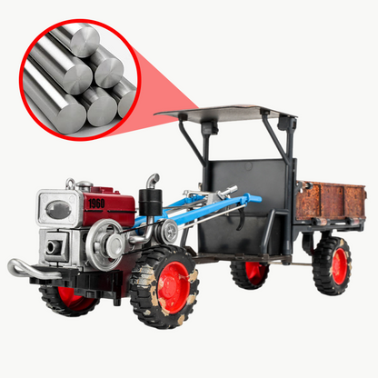 🚜 Retro-Traktor-Spielzeugmodell – Detailgetreue Nachbildung mit beweglichen Teilen | Ideal für Sammler & kleine Traktor-Fans – Ein Stück Landleben für zuhause versandfrei