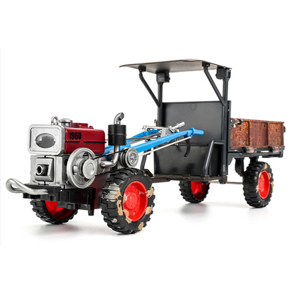 🚜 Retro-Traktor-Spielzeugmodell – Detailgetreue Nachbildung mit beweglichen Teilen | Ideal für Sammler & kleine Traktor-Fans – Ein Stück Landleben für zuhause versandfrei