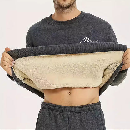 🔥 Warmes, hochwertiges Herren-Sweatshirt mit Fleece-Futter.