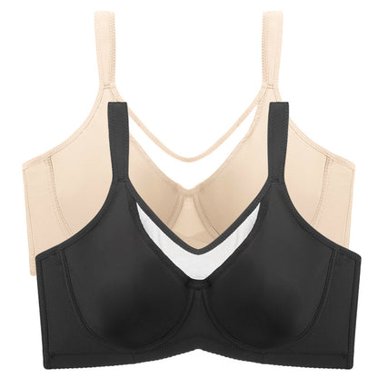 🏆 LETZTER TAG – 50% RABATT!! 💐 Frauen Plus Size Kühlender Minimizer-BH mit voller Abdeckung