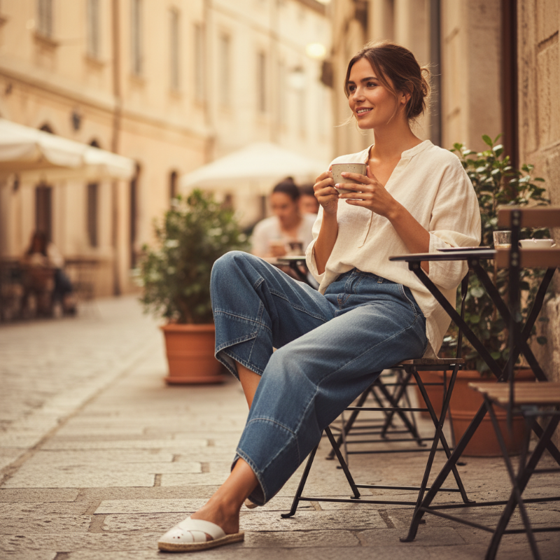 🔥2026 Hot Sale 🔥Lässige Damenjeans mit überkreuzten Trägern und weitem Bein für jede Jahreszeit