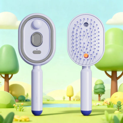✨💆‍♀️ Elektrische Sprüh- & Massage-Haarbürste – sanfte Pflege & Entspannung für die Kopfhaut💆♀️✨