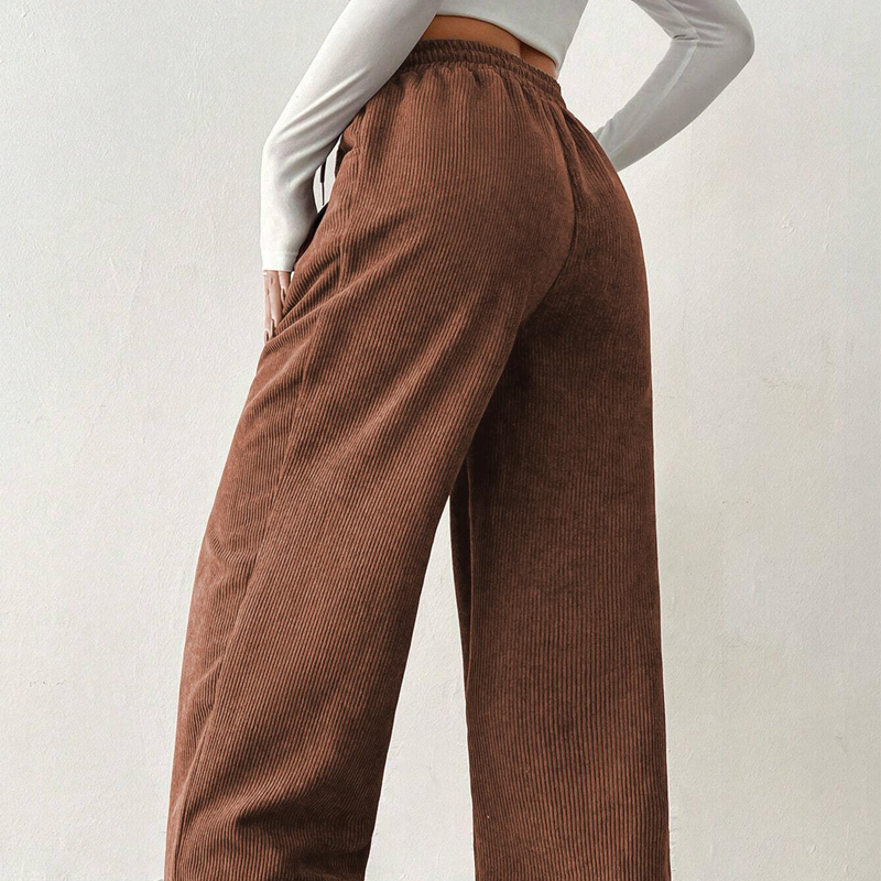 ✨🔥Lässige Cordhose mit lockerer Passform für Damen💓
