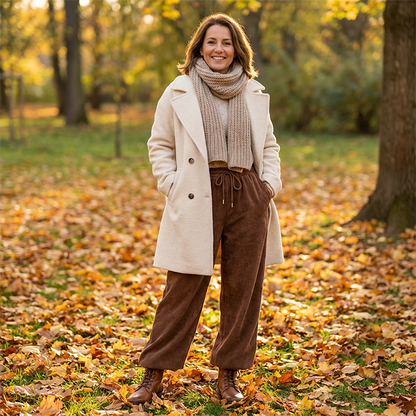 ✨🔥Lässige Cordhose mit lockerer Passform für Damen💓
