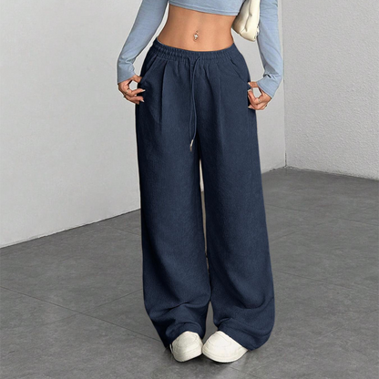 ✨🔥Lässige Cordhose mit lockerer Passform für Damen💓
