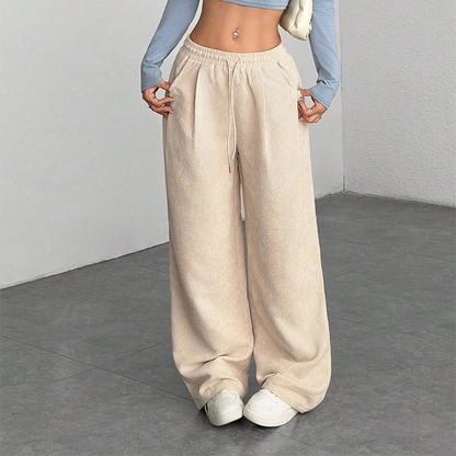 ✨🔥Lässige Cordhose mit lockerer Passform für Damen💓