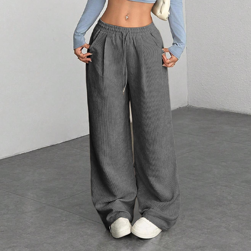 ✨🔥Lässige Cordhose mit lockerer Passform für Damen💓