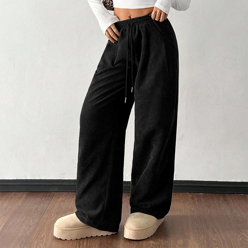 ✨🔥Lässige Cordhose mit lockerer Passform für Damen💓