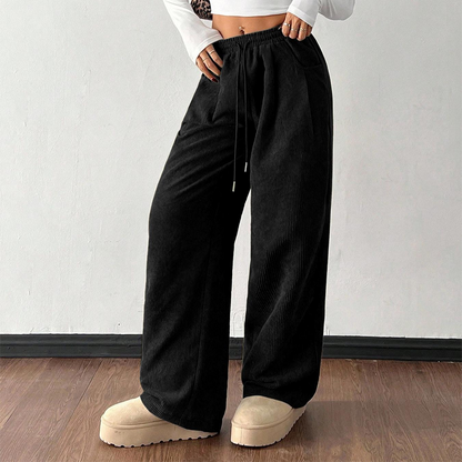 ✨🔥Lässige Cordhose mit lockerer Passform für Damen💓
